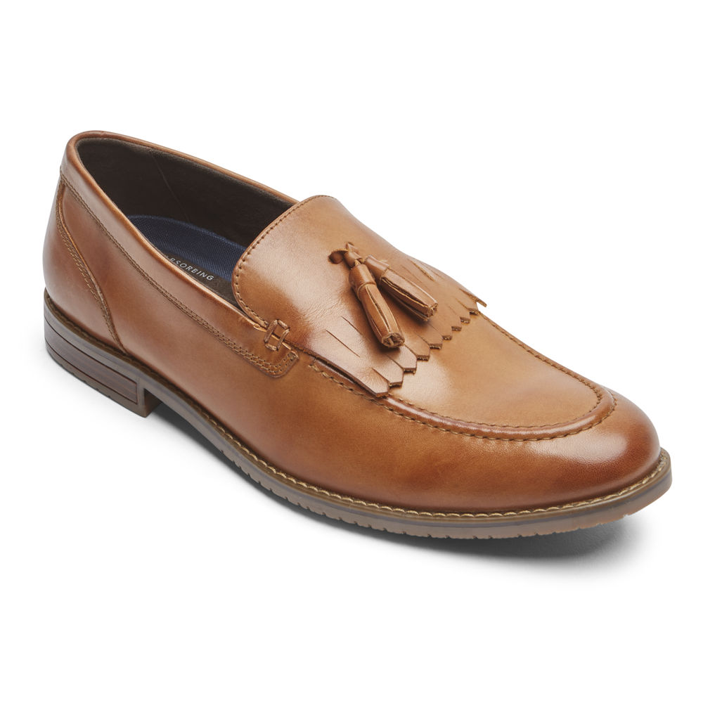 Rockport Loafers For Mens Brown - Style Purpose 3 Tassel - TQ2983617